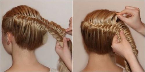 Пошаговый фото мастер-класс роскошной прически. 07 Пошаговый фото мастер-класс роскошной прически. 07