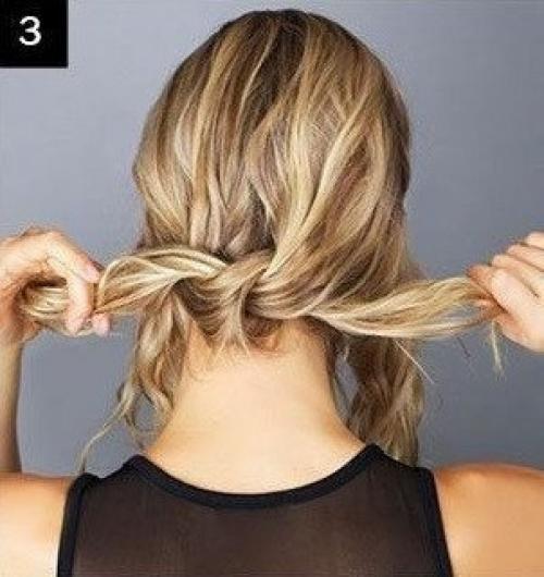 Прическа из узлов на волосах. 02 Прическа из узлов на волосах. 02