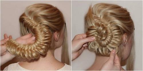 Пошаговый фото мастер-класс роскошной прически. 09 Пошаговый фото мастер-класс роскошной прически. 09