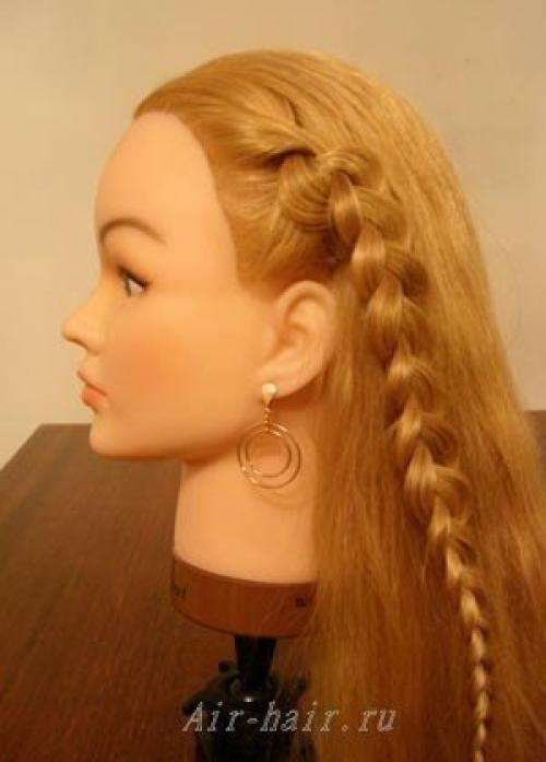 Пучок с плетением! 03