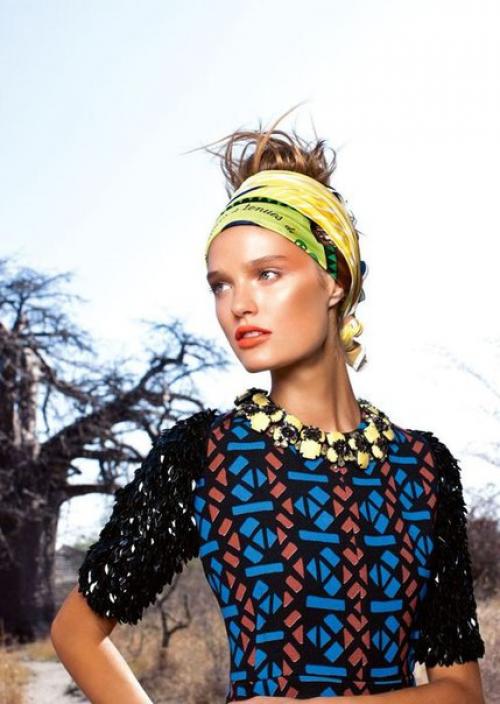 Платок на голову: лучшие примеры того, как носить главную Must - Have вещь сезона! 08