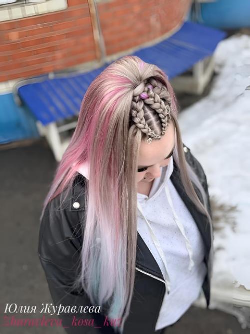 Брейды в хвост - была, есть и будет одной из самых топовых причёсок. 01