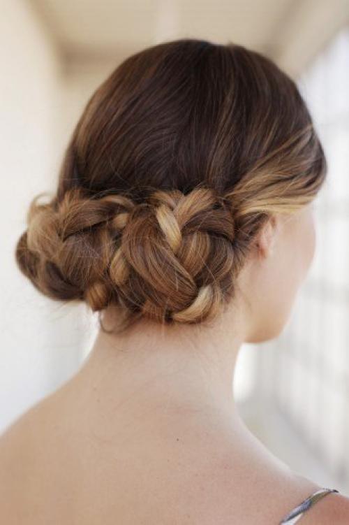 Мастер-класс: высокая прическа с плетением. 05