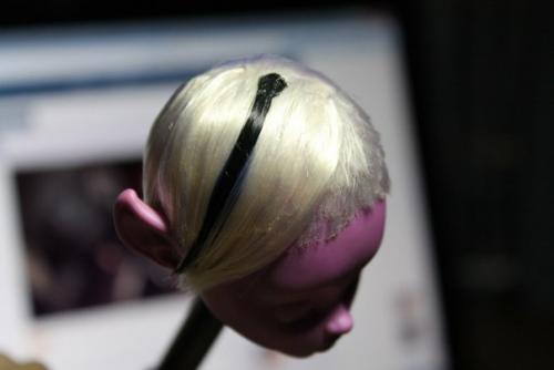 Ночно - фото первой полной проклейки волос. 02