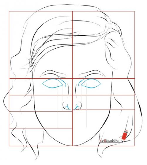 Мастер-класс, учимся пошагово рисовать портрет. 05