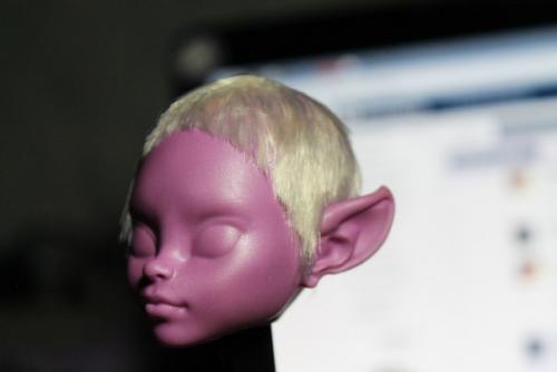 Ночно - фото первой полной проклейки волос. 01