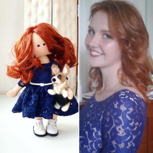 Порадуйте ваших выпускниц из детского сада или школы - селфи - куколкой. 07