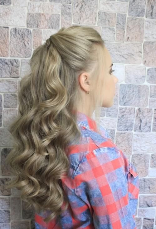 Конский хвост - несомненно, одна из самых популярных причесок. 05