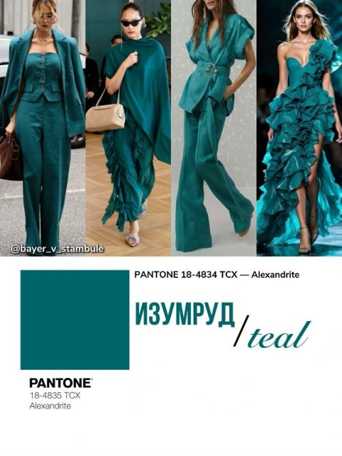 Модные цвета на лето 2026 в одежде по версии Pantone. 03