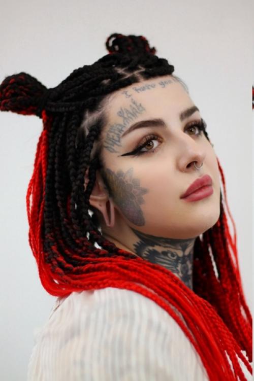 Как выйти из черного в ярко красный. 01