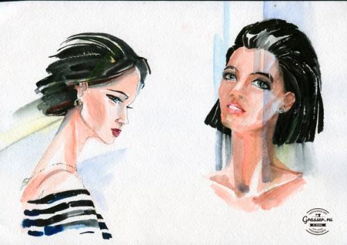 Всем привет!  Fashion - иллюстрация - это не только непосредственное изображение костюма на подиуме. 02