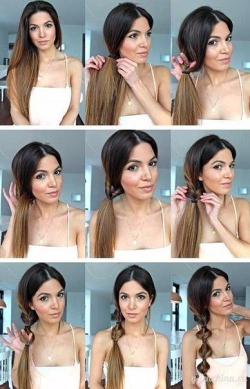 Красивые прически на длинные волосы: 03