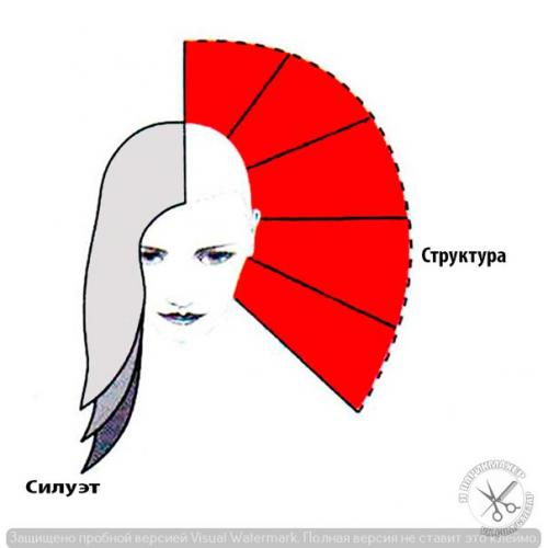 Равномерная форма стрижки. Прогрессивная форма стрижки.
