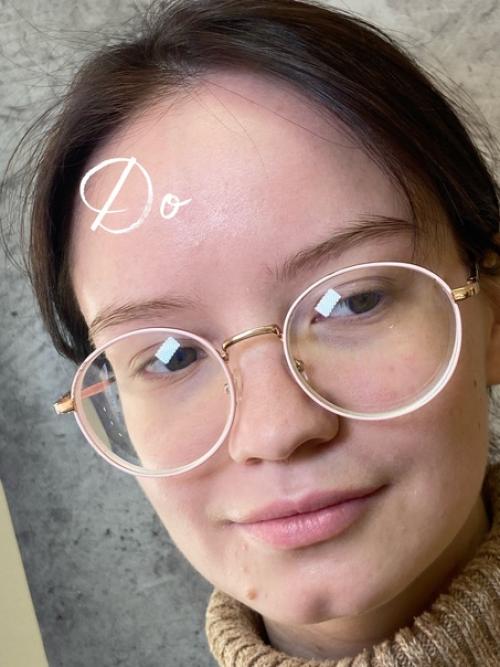 Добавили цвета, сделали прореживание и брови как будто подменили. 03