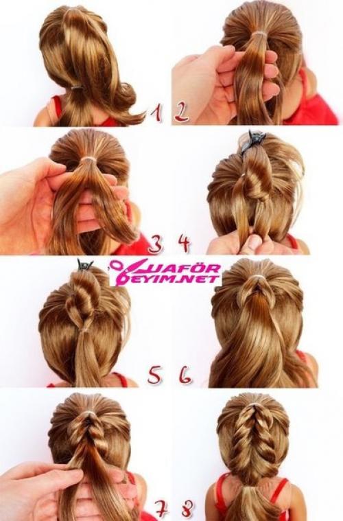 Подборка уроков по красивым и легкими прическам для куколок, сохраняйте себе, чтобы не потерять. 05