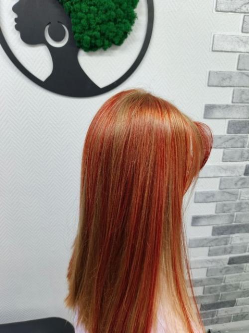 Цветное мелирование: тренды, техники и уход. 02