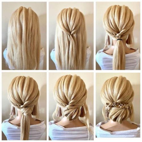 Лучшие пошаговые прически! 07