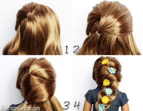 Подборка уроков по красивым и легкими прическам для куколок, сохраняйте себе, чтобы не потерять. 08