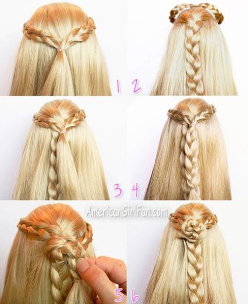 Подборка уроков по красивым и легкими прическам для куколок, сохраняйте себе, чтобы не потерять. 07