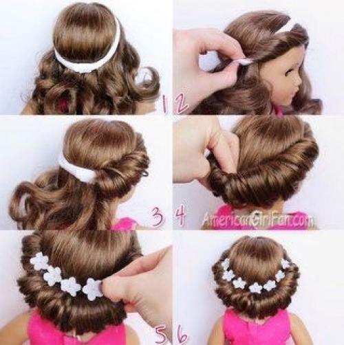 Подборка уроков по красивым и легкими прическам для куколок, сохраняйте себе, чтобы не потерять. 03