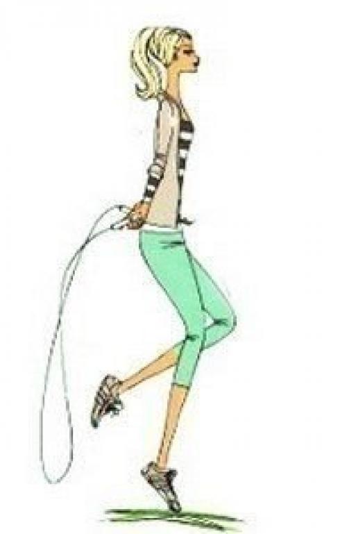 Тренировка со скакалкой. 01