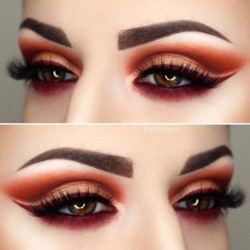 Идеи роскошного вечернего фешн - макияжа для любого цвета глаз. 06
