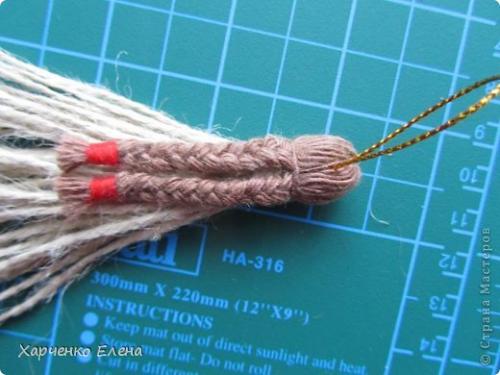 Кукла подорожница.  Мы делаем куколку - мотанку Подорожницу из льняного джута или из ниток подходящего цвета. 06 Кукла подорожница.  Мы делаем куколку - мотанку Подорожницу из льняного джута или из ниток подходящего цвета. 06