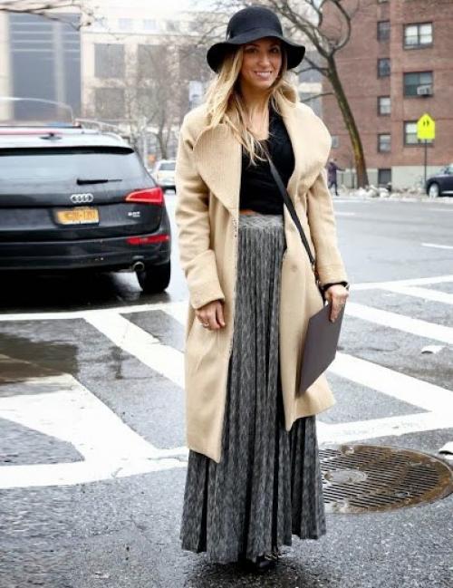 С чем носить юбки - макси осенью? 05 С чем носить юбки - макси осенью? 05