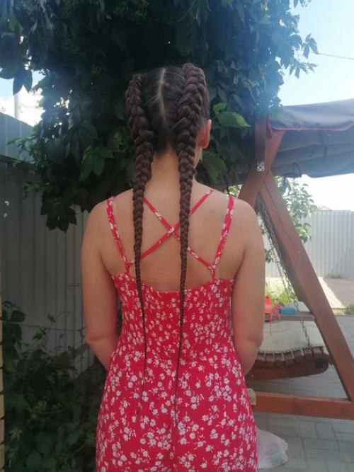 Прическа боксерские косы. 02