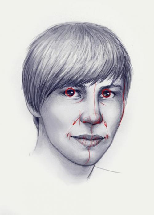 Добрый день, это наверно первый законченный портрет (традишка), хоть и летающая голова). 03 Добрый день, это наверно первый законченный портрет (традишка), хоть и летающая голова). 03