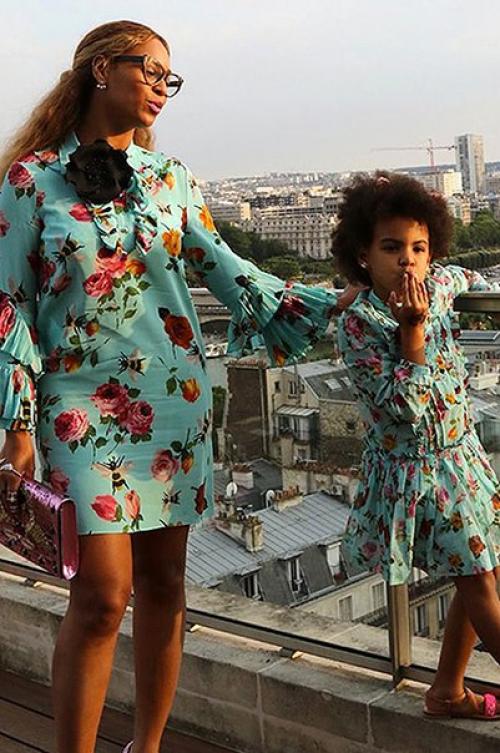 Лучшая из двойников: как Бейонсе делает из дочери блу айви икону стиля. 01