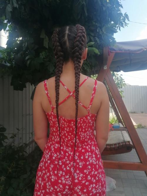 Прическа боксерские косы. 01