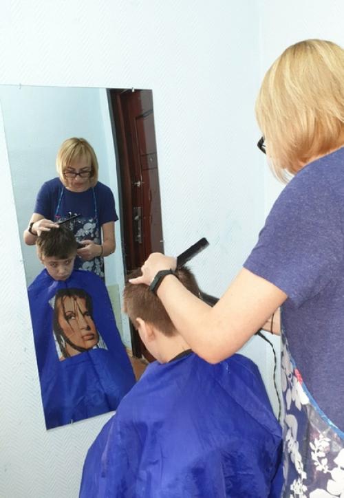 День красоты.  Для детей в СРЦ был организован день красивых и стильных. 02
