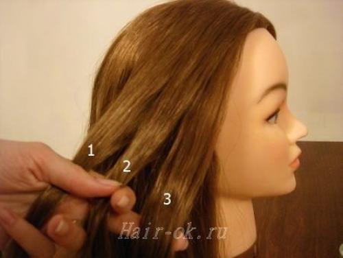 Коса из 5 прядей по диагонали? 01
