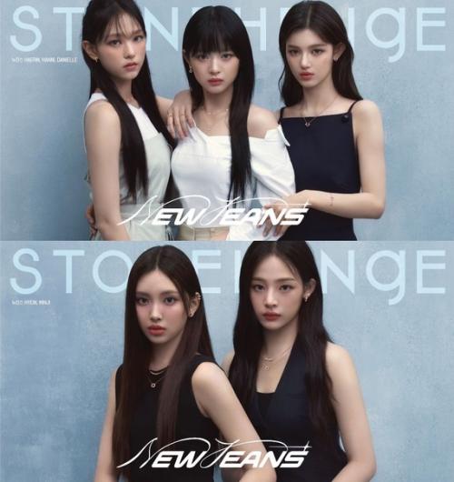 Newjeans поразили нетизенов великолепными фото для осенней коллекции украшений Stonehenge 2023. 05