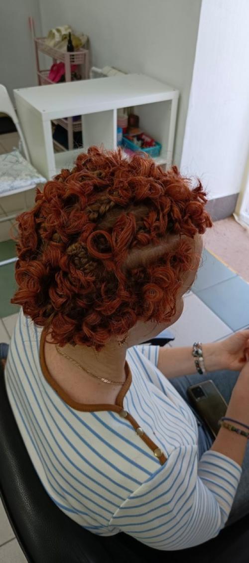 Настоящее афро!  Я говорю, что настоящие афро волосы вы получите при расплетении! 01