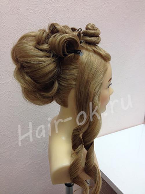 Вечерняя прическа своими руками. 05