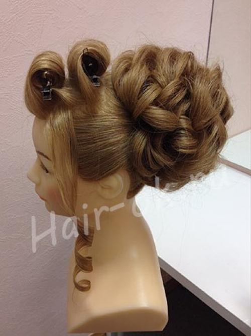 Вечерняя прическа своими руками. 07