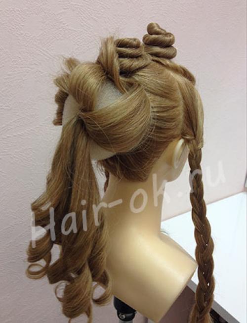 Вечерняя прическа своими руками. 03