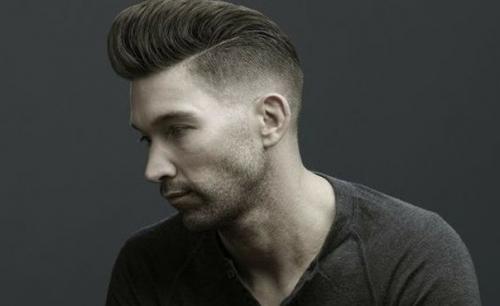 Мужская стрижка Pompadour. 01