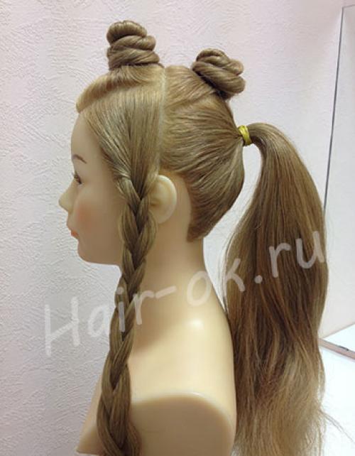 Вечерняя прическа своими руками. 01