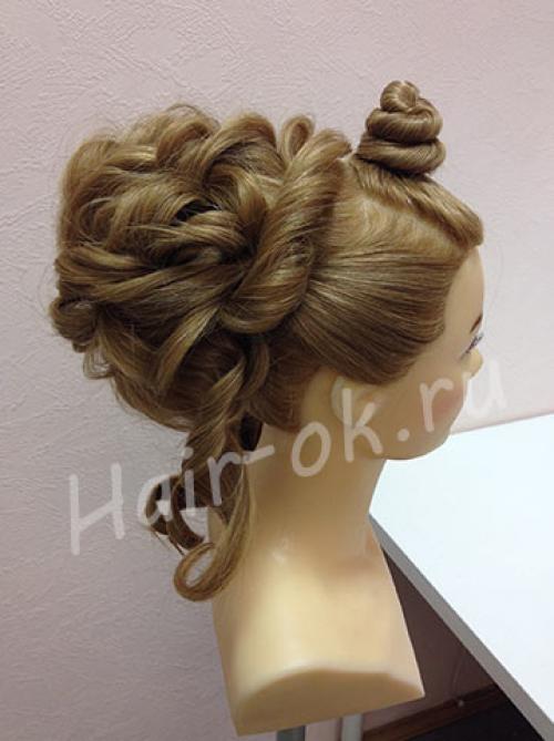 Вечерняя прическа своими руками. 06