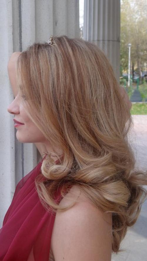 Номинация: женский модный образ Longhair (прическа на длинных волосах). 03