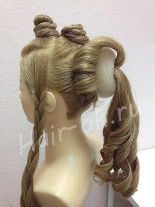 Вечерняя прическа своими руками. 02