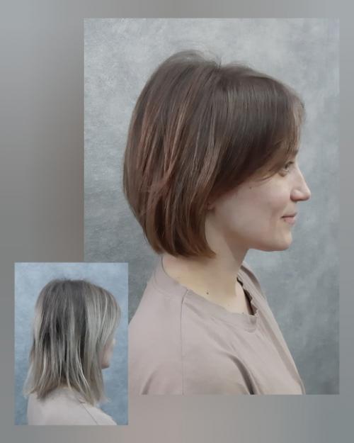 Стрижка Бабочка - это модная женская прическа, имеет округлую форму по бокам и в центре головы и бока немного длиннее центра. 01