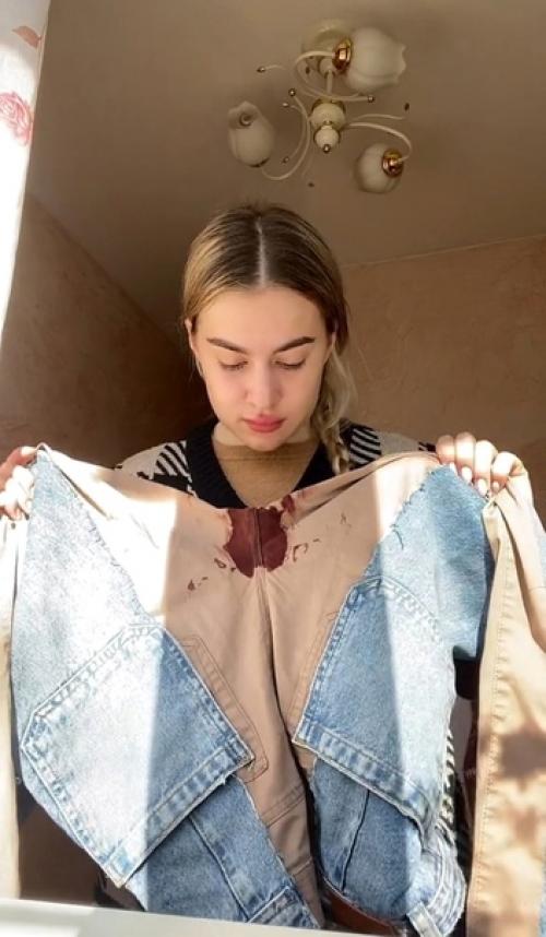 Когда ходила весь день по городу вот так, и только дома увидела это. 01