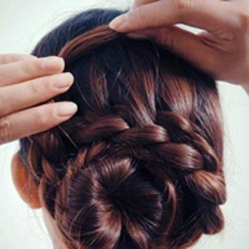 Пошаговая инструкция по созданию прически Ракушка. 04