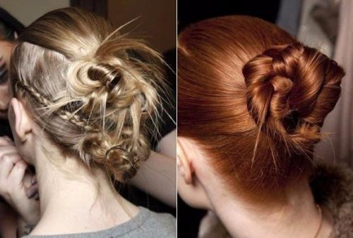 Прическа пучок - нестареющая классика. 01