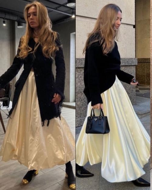 Юбка - баллон одна из самых популярных среди российских модниц в последнее время. 01