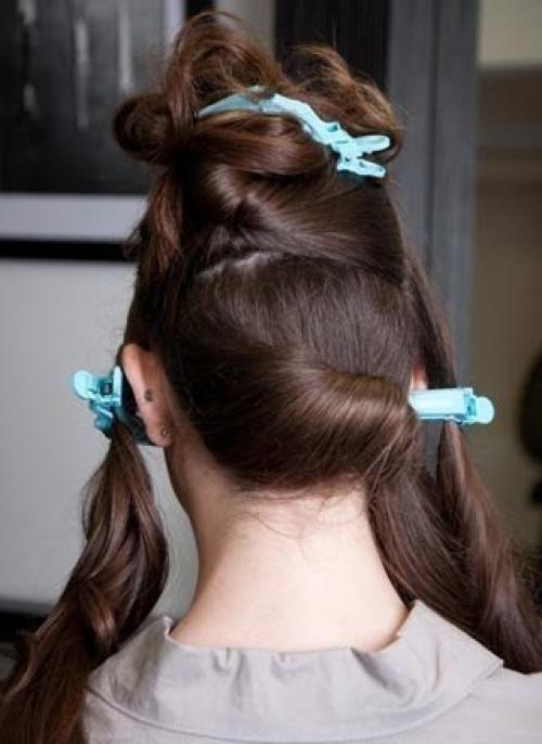 Фото - урок низкая прическа на бок. 01